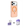 MARSİLYAN™- iPhone 17 Pro Max Kılıf Kutup Klasik Serisi - Siyah Bilvis 5in1 3D Magic Cam Ekran Koruyucu + Bilvis Titan Kamera Lens - NLGY