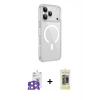 MARSİLYAN™- iPhone 17 Pro Max Kılıf Kutup Klasik Serisi - Siyah Joko Magic 5D Hayalet Cam + Bilvis Titan Kamera Lens - TU