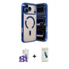MARSİLYAN™- iPhone 17 Pro Max Kılıf Nova Işık Özel Seri - Şeffaf Pasifik Cam Ekran Koruyucu + Bilvis Titan Kamera Lens - TU