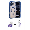 MARSİLYAN™- iPhone 17 Pro Max Kılıf Nova Işık Özel Seri - Siyah Bilvis 3X AR HD Cam Ekran Koruyucu + Bilvis Titan Kamera Lens - TU