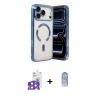 MARSİLYAN™- iPhone 17 Pro Max Kılıf Nova Işık Özel Seri - Siyah Joko Magic 5D Cam + Bilvis Titan Kamera Lens - TU