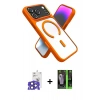 MARSİLYAN™- iPhone 17 Pro Max Kılıf Nova Yansıma Serisi - Şeffaf 360 Full Body Arka Koruyucu + Bilvis Titan Kamera Lens - LT