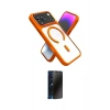MARSİLYAN™- iPhone 17 Pro Max Kılıf Nova Yansıma Serisi - Siyah 3D Antistatik Hayalet Cam Ekran Koruyucu