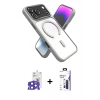 MARSİLYAN™- iPhone 17 Pro Max Kılıf Nova Yansıma Serisi - Siyah Bilvis 3X AR Hayalet Cam Ekran Koruyucu + Bilvis Titan Kamera Lens - LT