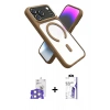 MARSİLYAN™- iPhone 17 Pro Max Kılıf Nova Yansıma Serisi - Siyah Bilvis 3X AR HD Cam Ekran Koruyucu + Bilvis Titan Kamera Lens - GS