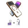 MARSİLYAN™- iPhone 17 Pro Max Kılıf Nova Yansıma Serisi - Siyah Bilvis 3X AR HD Cam Ekran Koruyucu + Bilvis Titan Kamera Lens - TU