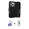 MARSİLYAN™- iPhone 17 Pro Max Kılıf Siluet Işık Serisi - Şeffaf Pasifik Cam Ekran Koruyucu + Bilvis Titan Kamera Lens - NLGY