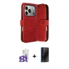 MARSİLYAN™- iPhone 17 Pro Max Kılıf Siluet Işık Serisi - Siyah 3D Antistatik Hayalet Cam Ekran Koruyucu + Bilvis Titan Kamera Lens - TU