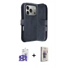 MARSİLYAN™- iPhone 17 Pro Max Kılıf Siluet Işık Serisi - Siyah Bilvis 3D Cam Ekran Koruyucu + Bilvis Titan Kamera Lens - LT