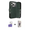 MARSİLYAN™- iPhone 17 Pro Max Kılıf Siluet Işık Serisi - Siyah Bilvis 3D Cam Ekran Koruyucu + Bilvis Titan Kamera Lens - LT