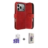 MARSİLYAN™- iPhone 17 Pro Max Kılıf Siluet Işık Serisi - Siyah Bilvis 3D Cam Ekran Koruyucu + Bilvis Titan Kamera Lens - LT
