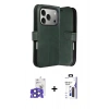 MARSİLYAN™- iPhone 17 Pro Max Kılıf Siluet Işık Serisi - Siyah Bilvis 3X AR Hayalet Cam Ekran Koruyucu + Bilvis Titan Kamera Lens - LT