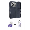 MARSİLYAN™- iPhone 17 Pro Max Kılıf Siluet Işık Serisi - Siyah Bilvis 3X AR Hayalet Cam Ekran Koruyucu + Bilvis Titan Kamera Lens - LT