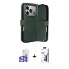 MARSİLYAN™- iPhone 17 Pro Max Kılıf Siluet Işık Serisi - Siyah Bilvis 3X AR Hayalet Cam Ekran Koruyucu + Bilvis Titan Kamera Lens - GS