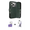 MARSİLYAN™- iPhone 17 Pro Max Kılıf Siluet Işık Serisi - Siyah Bilvis 3X AR Hayalet Cam Ekran Koruyucu + Bilvis Titan Kamera Lens - TU