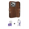 MARSİLYAN™- iPhone 17 Pro Max Kılıf Siluet Işık Serisi - Siyah Bilvis 3X AR HD Cam Ekran Koruyucu + Bilvis Titan Kamera Lens - TU