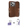 MARSİLYAN™- iPhone 17 Pro Max Kılıf Siluet Işık Serisi - Siyah Bilvis 3X AR HD Cam Ekran Koruyucu + Bilvis Titan Kamera Lens - NLGY