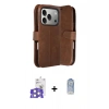 MARSİLYAN™- iPhone 17 Pro Max Kılıf Siluet Işık Serisi - Siyah Joko Magic 5D Cam + Bilvis Titan Kamera Lens - GS