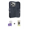 MARSİLYAN™- iPhone 17 Pro Max Kılıf Siluet Işık Serisi - Siyah Joko Magic 5D Hayalet Cam + Bilvis Titan Kamera Lens - TU