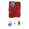 MARSİLYAN™- iPhone 17 Pro Max Kılıf Siluet Işık Serisi - Siyah Joko Magic 5D Hayalet Cam + Bilvis Titan Kamera Lens - TU