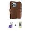 MARSİLYAN™- iPhone 17 Pro Max Kılıf Siluet Işık Serisi - Siyah Joko Magic 5D Hayalet Cam + Bilvis Titan Kamera Lens - TU