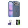 MARSİLYAN™- iPhone 17 Pro Max Kılıf Siluet Minimal Prime - Şeffaf 360 Full Body Arka Koruyucu + Bilvis Titan Kamera Lens - NLGY