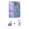 MARSİLYAN™- iPhone 17 Pro Max Kılıf Siluet Minimal Prime - Siyah Bilvis 3X AR HD Cam Ekran Koruyucu + Bilvis Titan Kamera Lens - TU