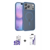 MARSİLYAN™- iPhone 17 Pro Max Kılıf Siluet Minimal Prime - Siyah Bilvis 3X AR HD Cam Ekran Koruyucu + Bilvis Titan Kamera Lens - GS