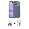 MARSİLYAN™- iPhone 17 Pro Max Kılıf Siluet Minimal Prime - Siyah Bilvis 3X AR HD Cam Ekran Koruyucu + Bilvis Titan Kamera Lens - LT