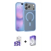 MARSİLYAN™- iPhone 17 Pro Max Kılıf Siluet Minimal Prime - Siyah Bilvis 5in1 3D Magic Cam Ekran Koruyucu + Bilvis Titan Kamera Lens - GS