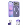 MARSİLYAN™- iPhone 17 Pro Max Kılıf Siluet Minimal Prime - Siyah Bilvis 5in1 3D Magic Cam Ekran Koruyucu + Bilvis Titan Kamera Lens - LT