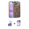 MARSİLYAN™- iPhone 17 Pro Max Kılıf Siluet Minimal Prime - Siyah Bilvis 5in1 3D Magic Cam Ekran Koruyucu + Bilvis Titan Kamera Lens - LT