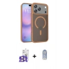 MARSİLYAN™- iPhone 17 Pro Max Kılıf Siluet Minimal Prime - Siyah Joko Magic 5D Cam + Bilvis Titan Kamera Lens - TU