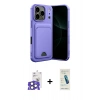 MARSİLYAN™- iPhone 17 Pro Max Kılıf Vadi Çizgi Prime - Şeffaf Pasifik Cam Ekran Koruyucu + Bilvis Titan Kamera Lens - NLGY