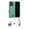 MARSİLYAN™- iPhone 17 Pro Max Kılıf Vadi Çizgi Prime - Siyah Bilvis 3X AR Hayalet Cam Ekran Koruyucu + Bilvis Titan Kamera Lens - LT