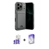 MARSİLYAN™- iPhone 17 Pro Max Kılıf Vadi Çizgi Prime - Siyah Bilvis 5in1 3D Magic Cam Ekran Koruyucu + Bilvis Titan Kamera Lens - GS