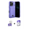 MARSİLYAN™- iPhone 17 Pro Max Kılıf Vadi Çizgi Prime - Siyah Bilvis 5in1 3D Magic Cam Ekran Koruyucu + Bilvis Titan Kamera Lens - GS