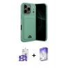 MARSİLYAN™- iPhone 17 Pro Max Kılıf Vadi Çizgi Prime - Siyah Bilvis 5in1 3D Magic Cam Ekran Koruyucu + Bilvis Titan Kamera Lens - GS