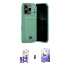 MARSİLYAN™- iPhone 17 Pro Max Kılıf Vadi Çizgi Prime - Siyah Bilvis 5in1 5D Magic Hayalet Cam Ekran Koruyucu + Bilvis Titan Kamera Lens - TU