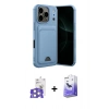 MARSİLYAN™- iPhone 17 Pro Max Kılıf Vadi Çizgi Prime - Siyah Bilvis 5in1 5D Magic Hayalet Cam Ekran Koruyucu + Bilvis Titan Kamera Lens - GS