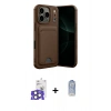 MARSİLYAN™- iPhone 17 Pro Max Kılıf Vadi Çizgi Prime - Siyah Joko Magic 5D Cam + Bilvis Titan Kamera Lens - NLGY