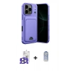 MARSİLYAN™- iPhone 17 Pro Max Kılıf Vadi Çizgi Prime - Siyah Joko Magic 5D Cam + Bilvis Titan Kamera Lens - NLGY