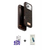 MARSİLYAN™- iPhone 17 Pro Max Kılıf Vadi Klasik Serisi - Şeffaf Pasifik Cam Ekran Koruyucu + Bilvis Titan Kamera Lens - GS
