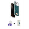 MARSİLYAN™- iPhone 17 Pro Max Kılıf Vadi Klasik Serisi - Şeffaf Pasifik Cam Ekran Koruyucu + Natural Grey Bilvis Titan Kamera Lens