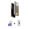 MARSİLYAN™- iPhone 17 Pro Max Kılıf Vadi Klasik Serisi - Şeffaf Pasifik Cam Ekran Koruyucu + Natural Grey Bilvis Titan Kamera Lens