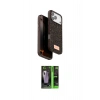 MARSİLYAN™- iPhone 17 Pro Max Kılıf Vadi Klasik Serisi - Siyah 360 Mat Full Body Arka Koruyucu