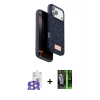 MARSİLYAN™- iPhone 17 Pro Max Kılıf Vadi Klasik Serisi - Siyah 360 Mat Full Body Arka Koruyucu + Bilvis Titan Kamera Lens - GS