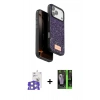 MARSİLYAN™- iPhone 17 Pro Max Kılıf Vadi Klasik Serisi - Siyah 360 Mat Full Body Arka Koruyucu + Bilvis Titan Kamera Lens - GS