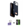 MARSİLYAN™- iPhone 17 Pro Max Kılıf Vadi Klasik Serisi - Siyah 360 Mat Full Body Arka Koruyucu + Bilvis Titan Kamera Lens - NLGY