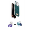 MARSİLYAN™- iPhone 17 Pro Max Kılıf Vadi Klasik Serisi - Siyah 3D Antistatik Seramik Nano Ekran Koruyucu + Bilvis Titan Kamera Lens - GS